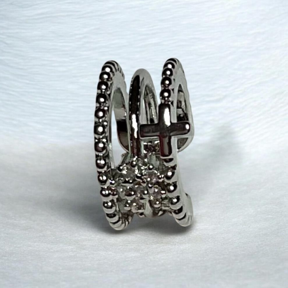 Ear Cuff Plateado