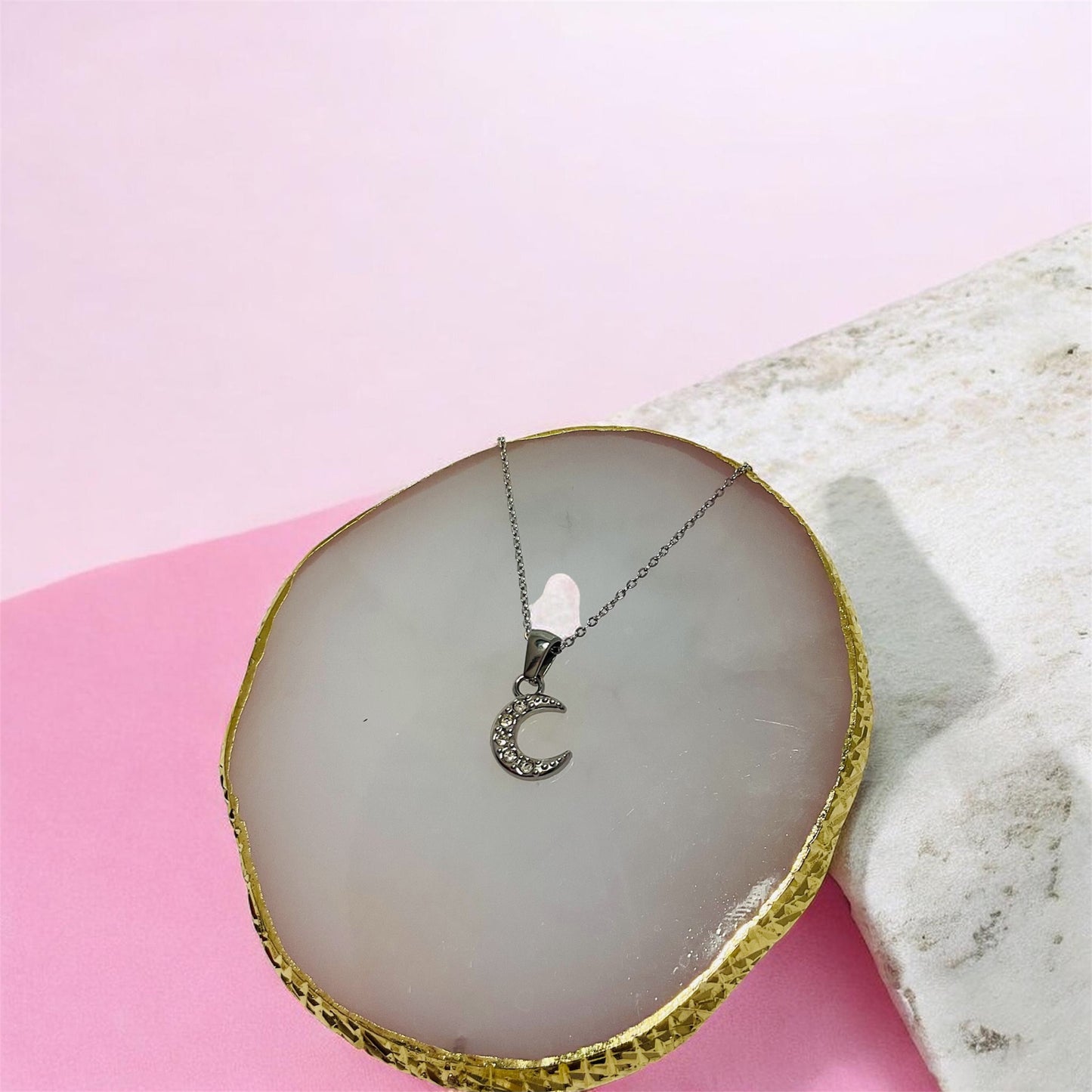 Luce tu luna en stainless steel