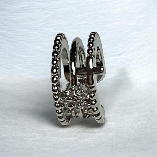 Ear Cuff Plateado